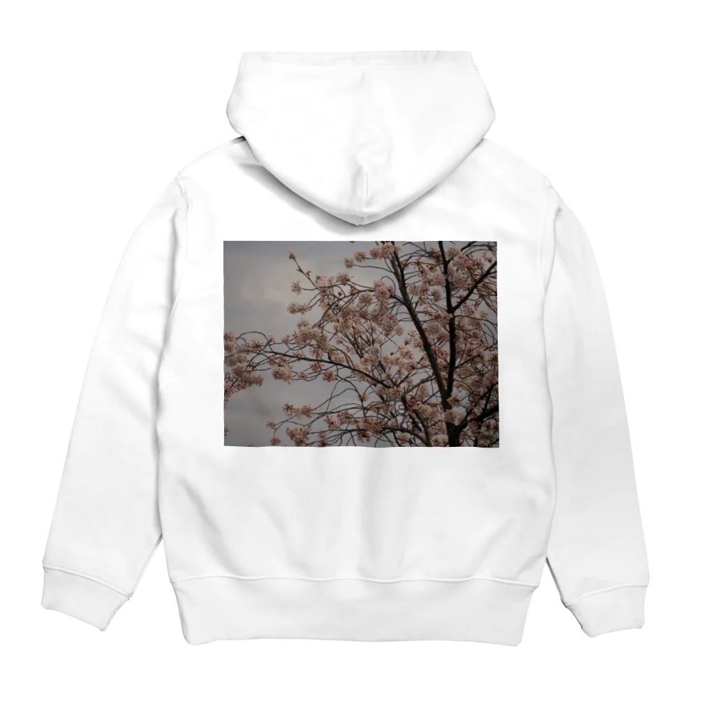 ムーンライトのレトロSAKURA Hoodie:back