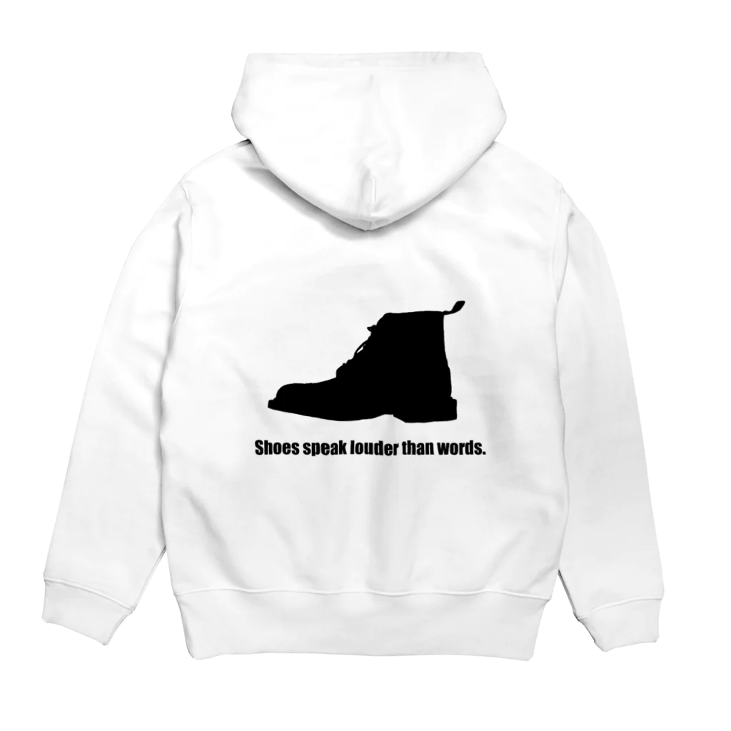 BandessineeのShoes speak louder than words. Hoodie:back