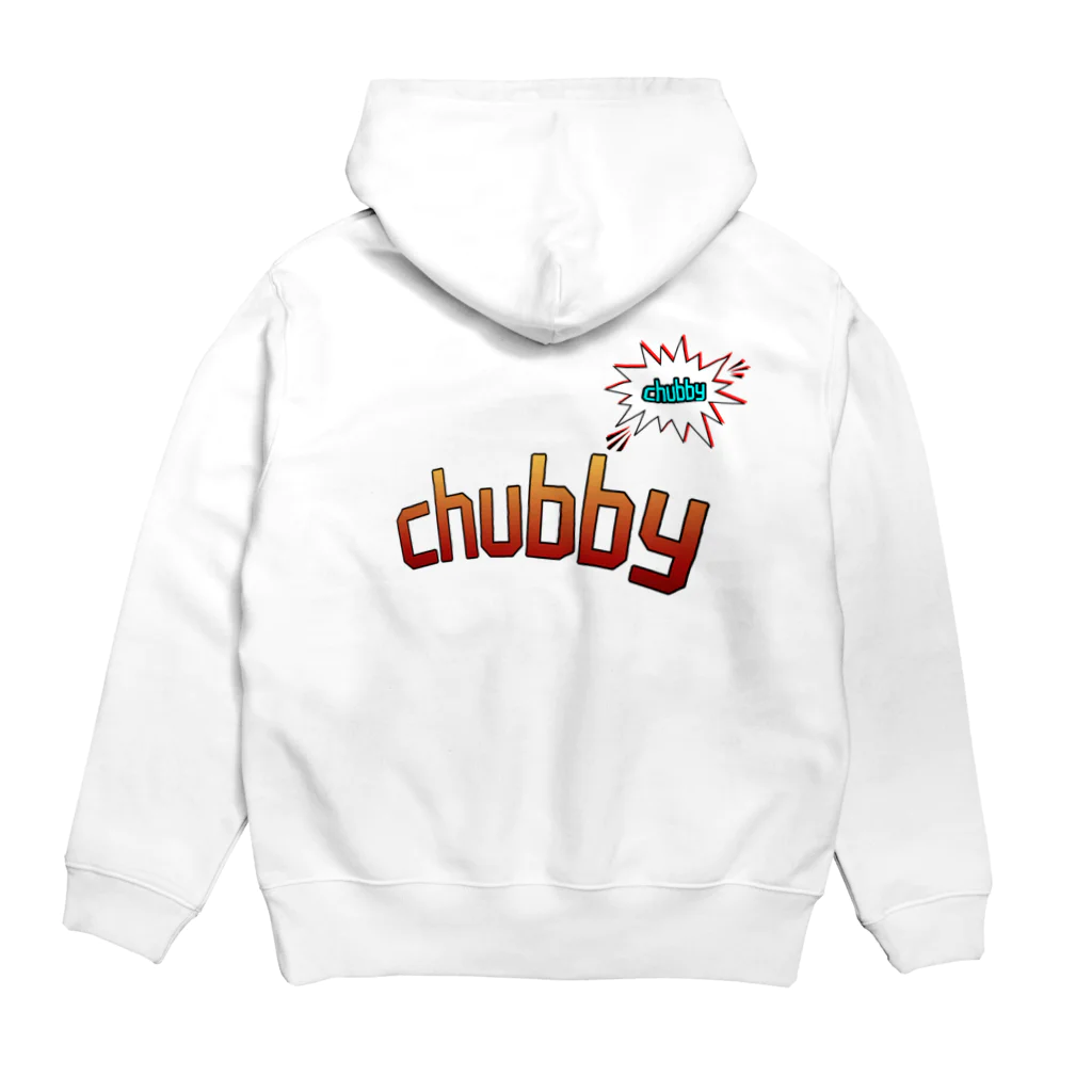 chubbyのchubbyオリジナル Hoodie:back