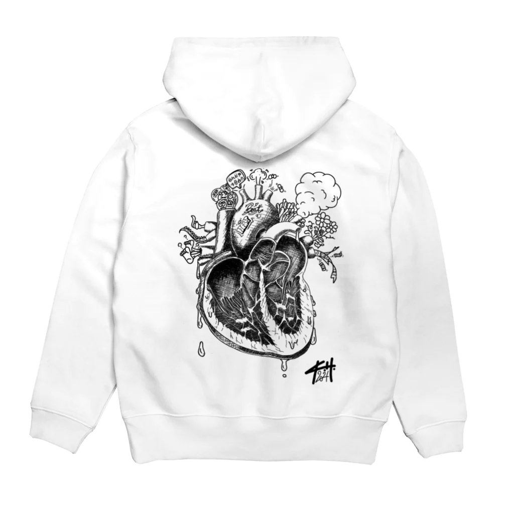 The Sleep WalkersのHeart Hoodie:back