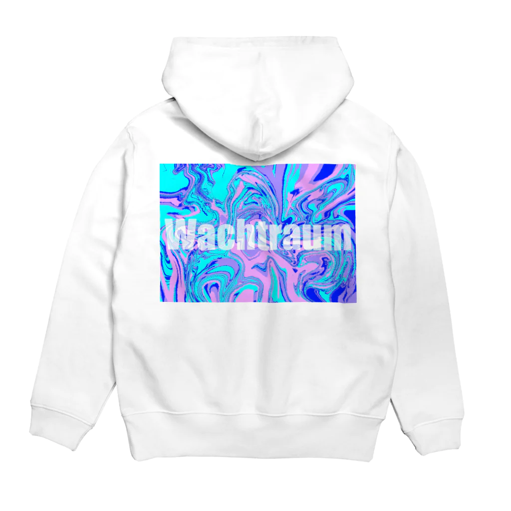 アヤメのWachtraum バックプリント Hoodie:back