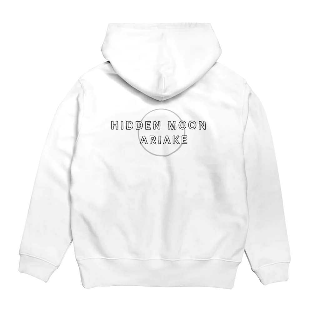 HIDDEN MOON-ARIAKEの16 Hoodie:back