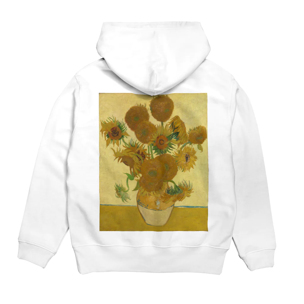 世界美術商店のひまわり / Sunflowers Hoodie:back