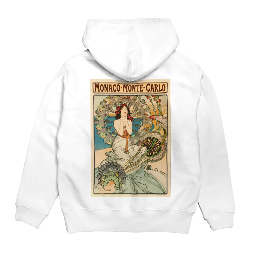 世界美術商店のモナコ・モンテカルロ / Monaco-Monte Carlo Hoodie:back