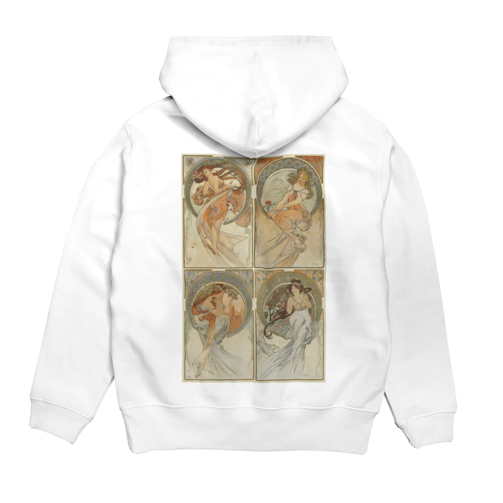 世界美術商店の四芸術 / The Four Arts Hoodie:back