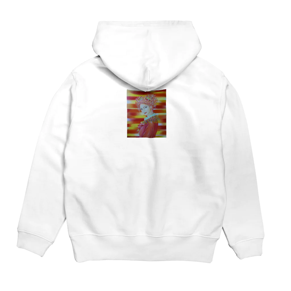 Happy Circusのハッピークラウン4・woman Hoodie:back