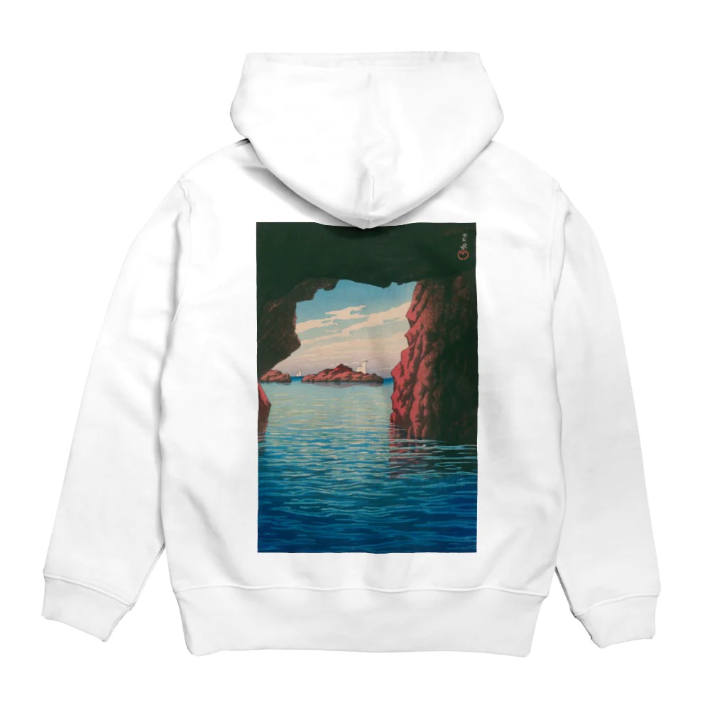 世界美術商店の旅みやげ第3集 男鹿半島 蒿雀窟 / Kōjaku cavern at Oga Peninsula  Hoodie:back