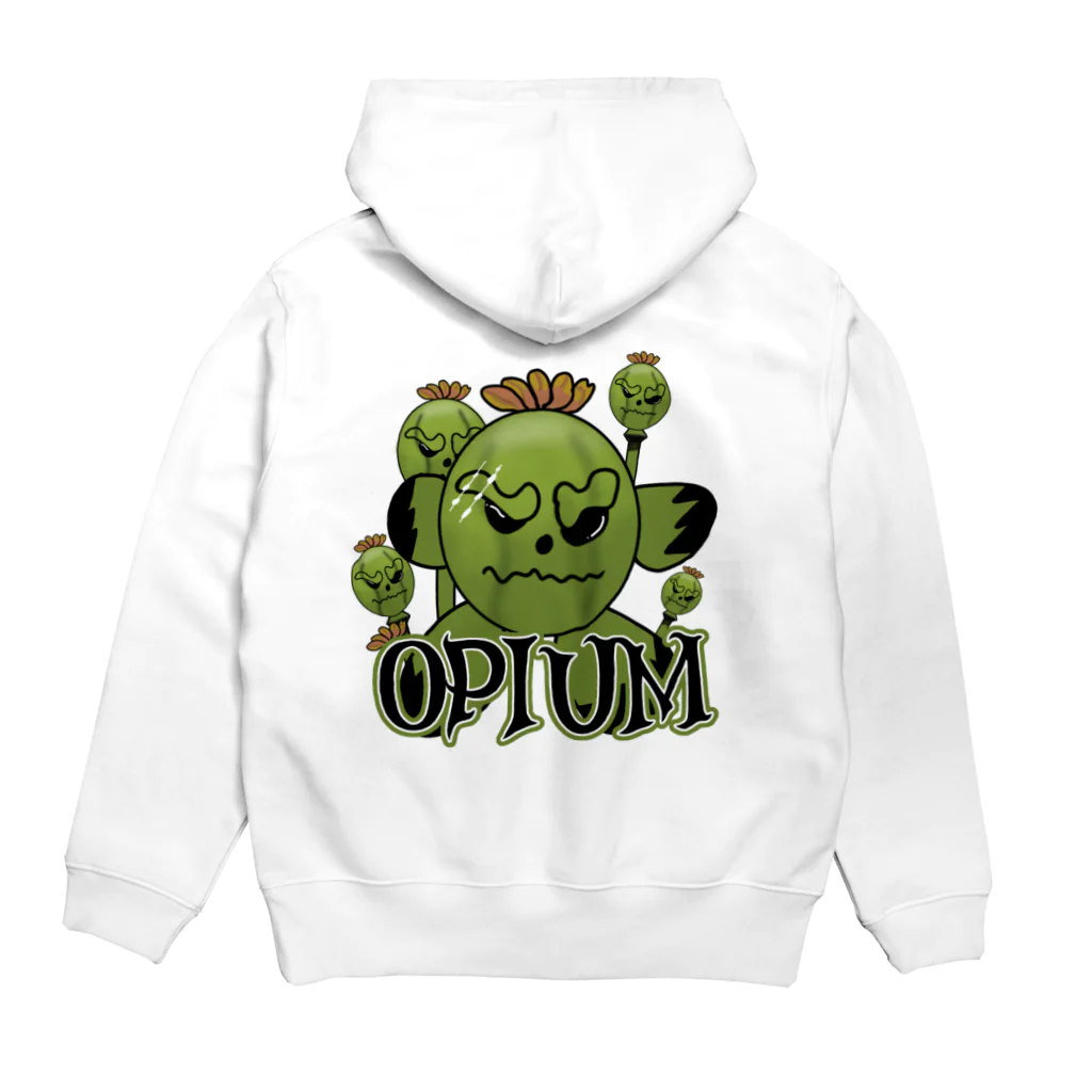 OpiumのOpium  パーカーの裏面