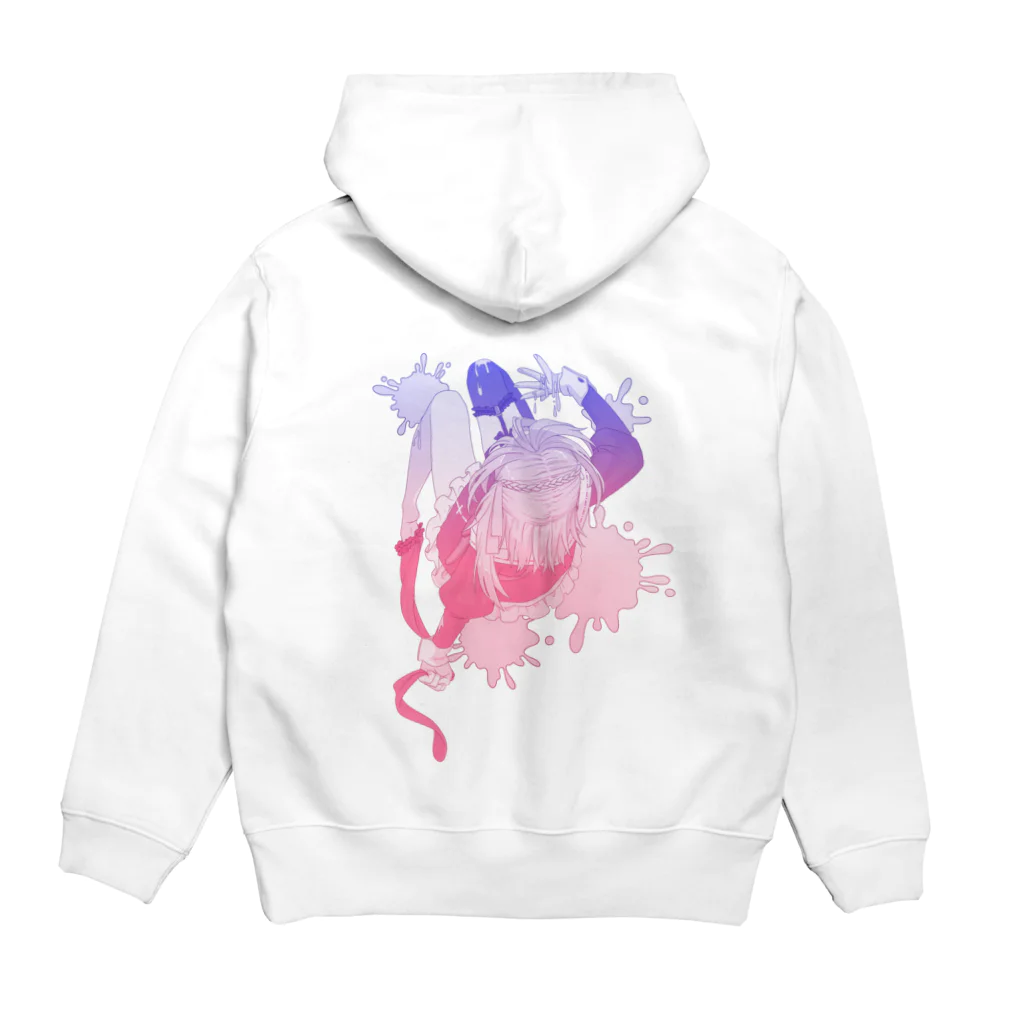 天草ミロ@シスターVtuberの天草ミログッズ 第一弾 Hoodie:back