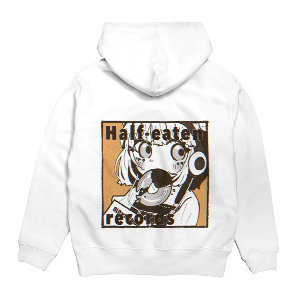 すいようびの食べかけレコード Hoodie:back