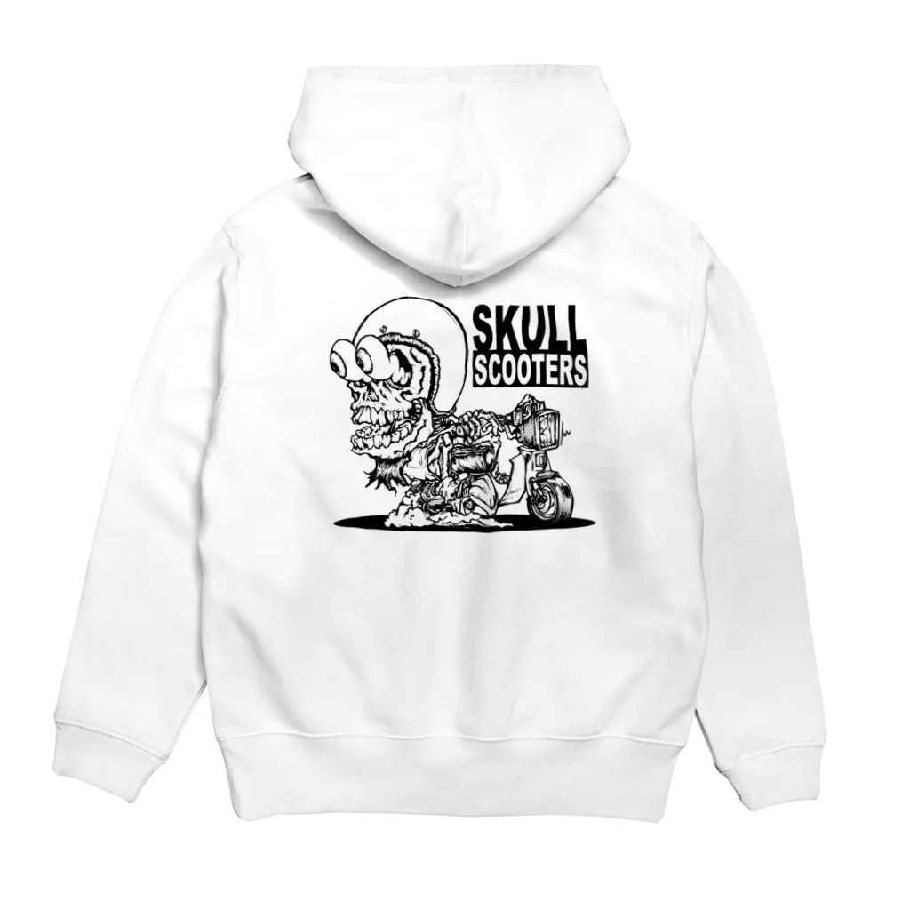 Big Apple 33のSKULL SCOOTERS Hoodie:back