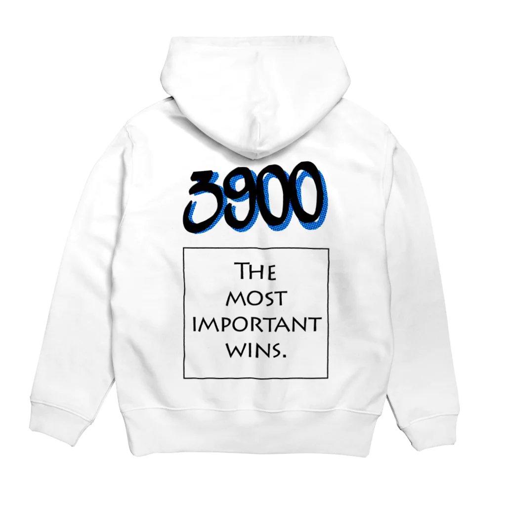 #wlmのPOINTS - 3900 Blue Hoodie:back