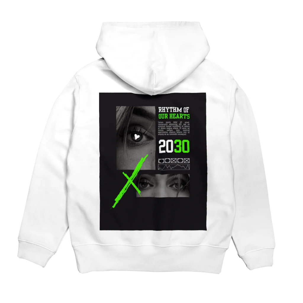 show.のRHYTHM OF 2030 Hoodie:back