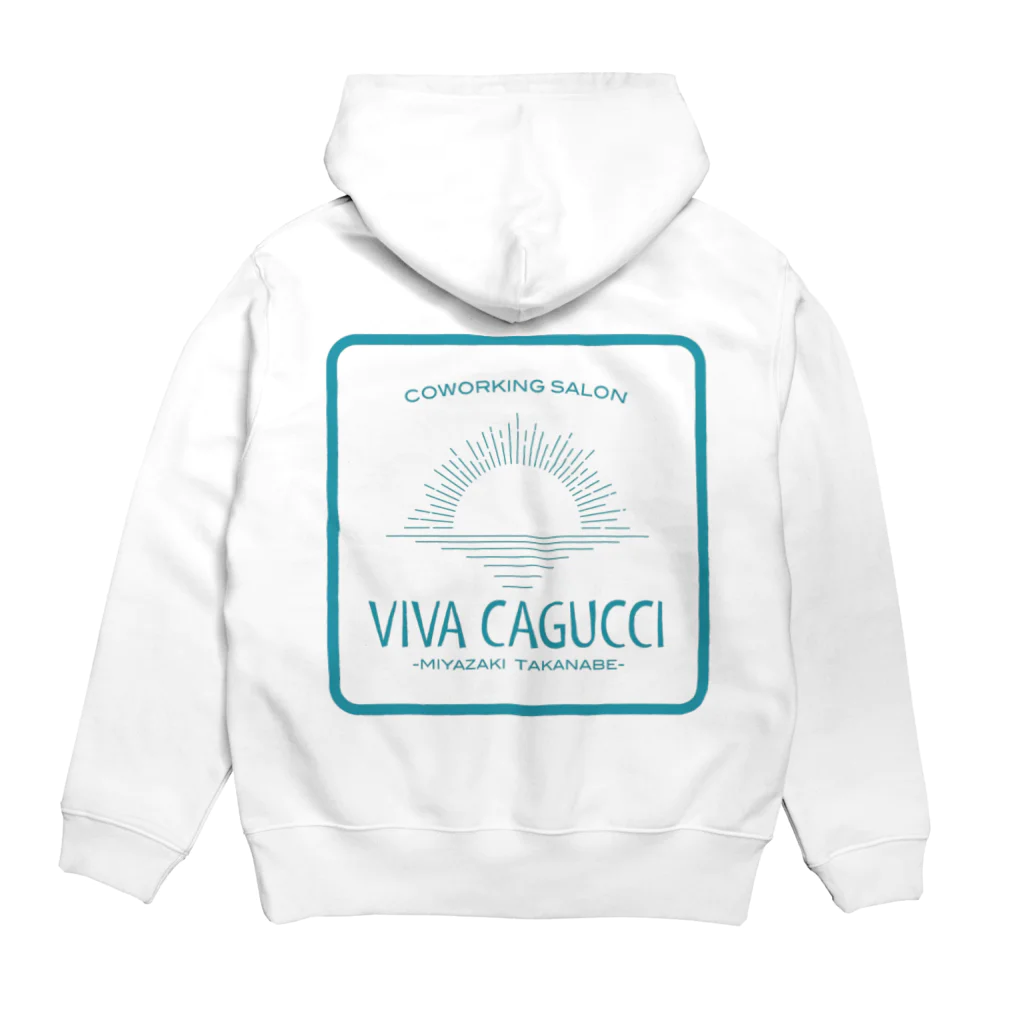 VIVA_CAGUCCIのVIVA CAGUCCI  ロゴ パーカーの裏面