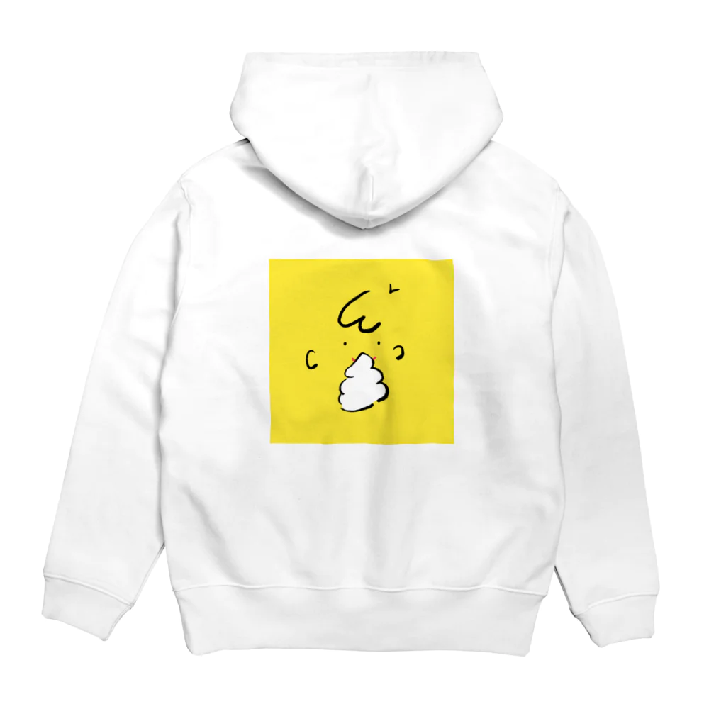 ゆっくりいきるのソフトクリームをペロリとする男の子 Hoodie:back