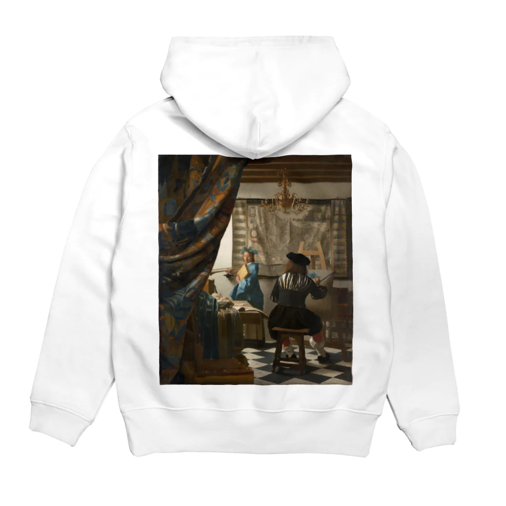 世界美術商店の絵画芸術 / The Art of Painting Hoodie:back