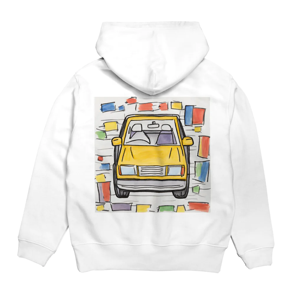 底辺の底辺好きな事を気ままに…。の黄色い車が好き Hoodie:back