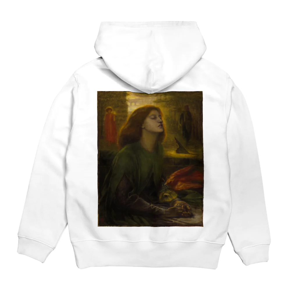 世界美術商店のベアタ・ベアトリクス / Beata Beatrix Hoodie:back