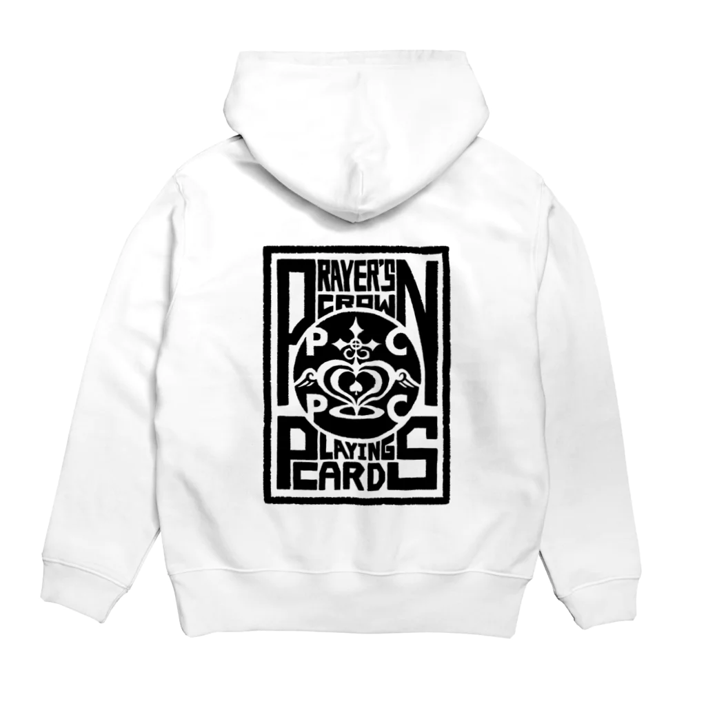 PRAYER'S CROWNの手紙エル~TEGAMIel~（スマホ機能トランプ♡2）　PRAYER'S CROWN PLAYING CARDS Hoodie:back