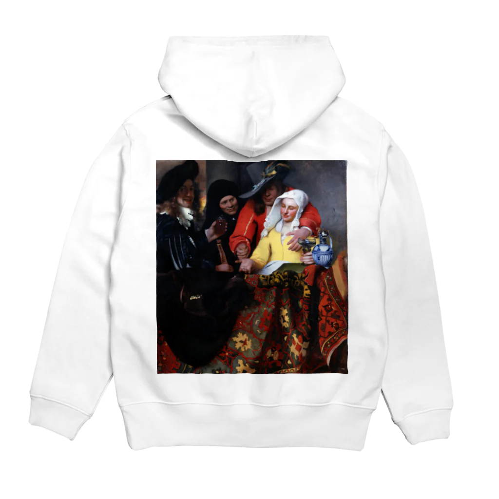 世界美術商店の取り持ち女 / The Procuress Hoodie:back