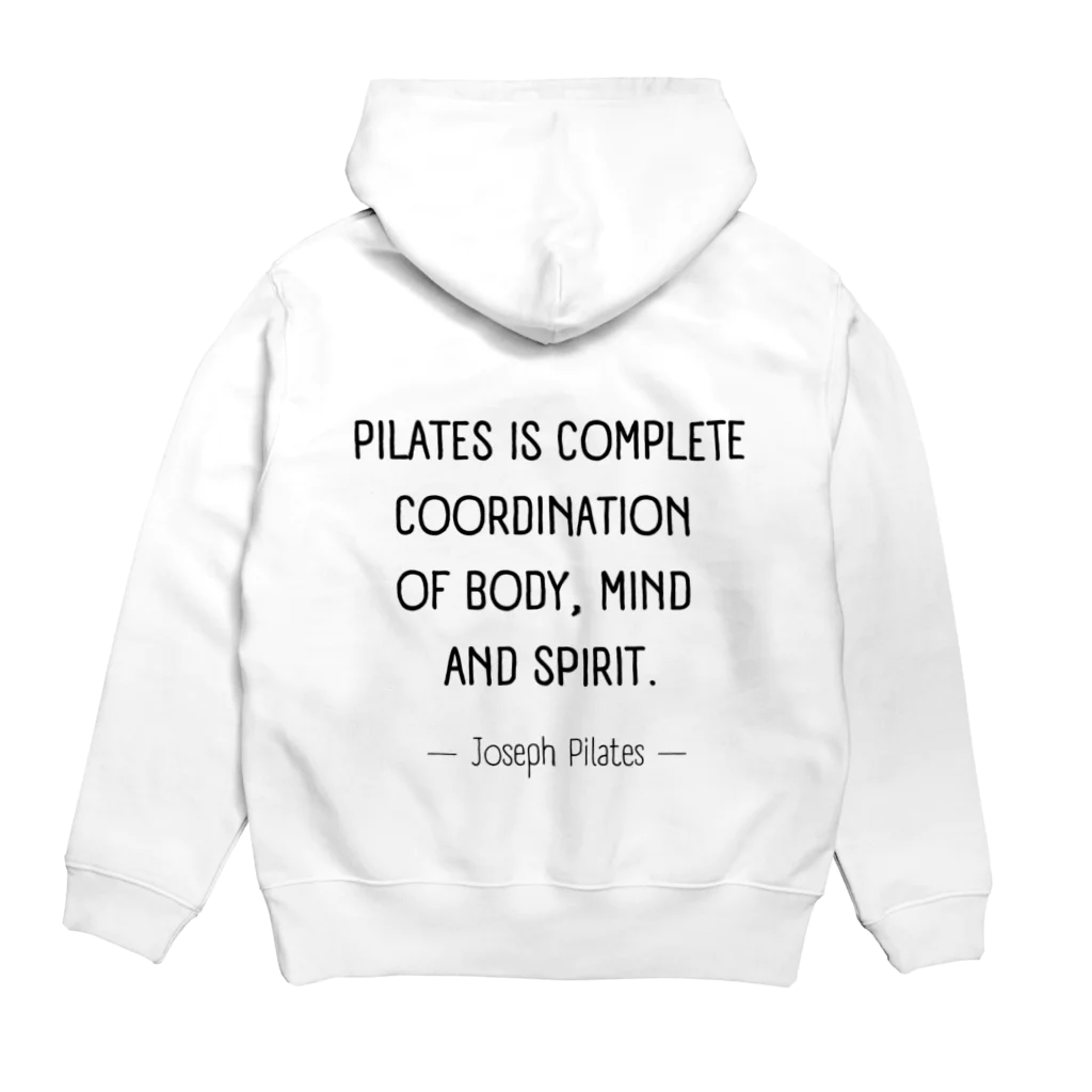 pilates_loversのマットピラティス Hoodie:back