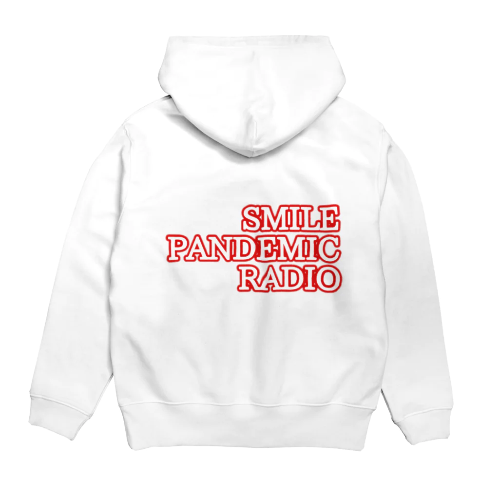 廣の店のSMILE PANDEMIC RADIO 1st LOGO  パーカーの裏面