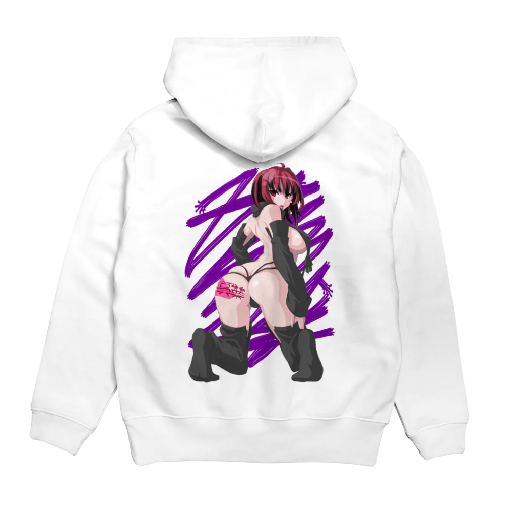 KUREHA_VRTenniGirlのバーチャル転移少女例のセーターパーカー Hoodie:back