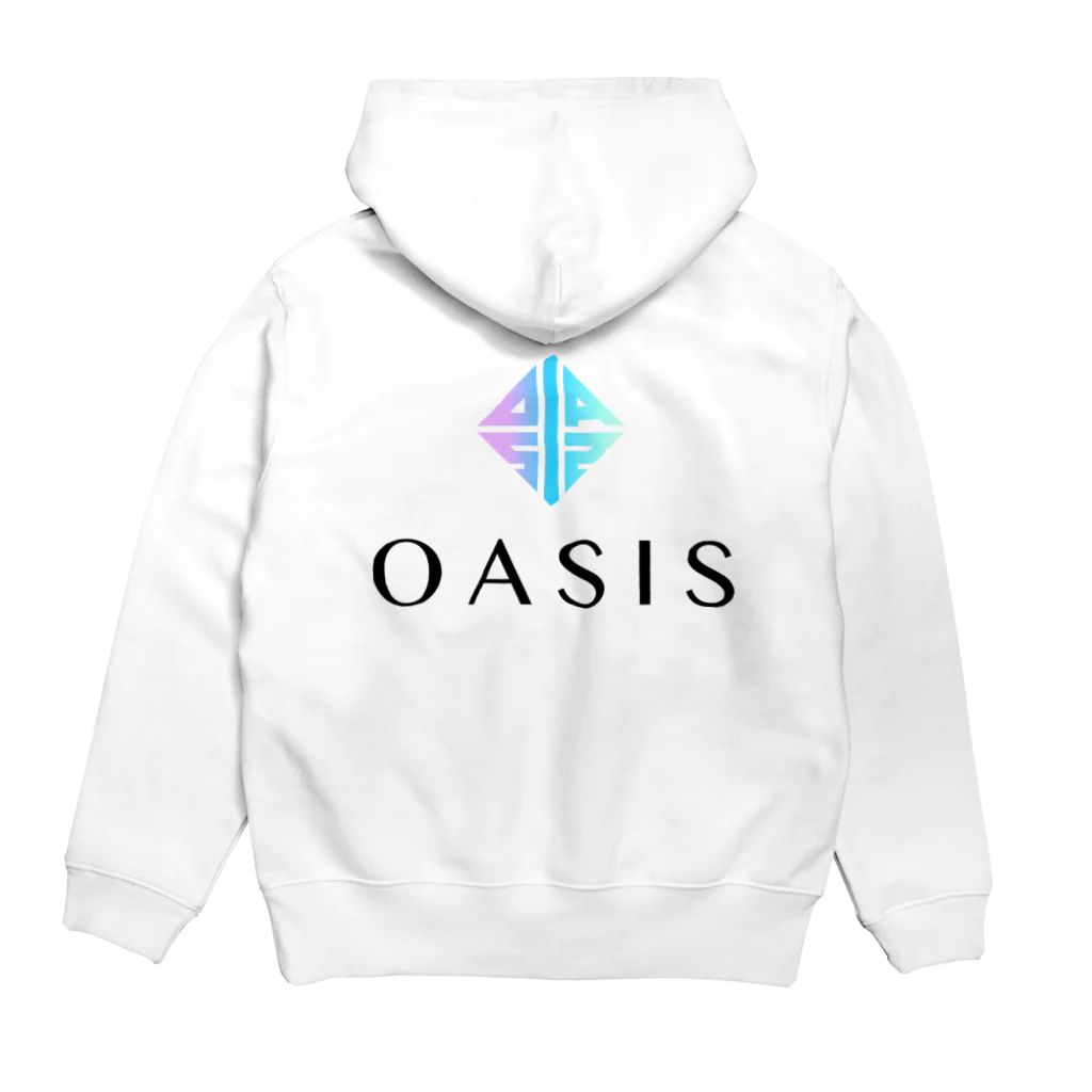 ゆきOASISのOASIS パーカーの裏面