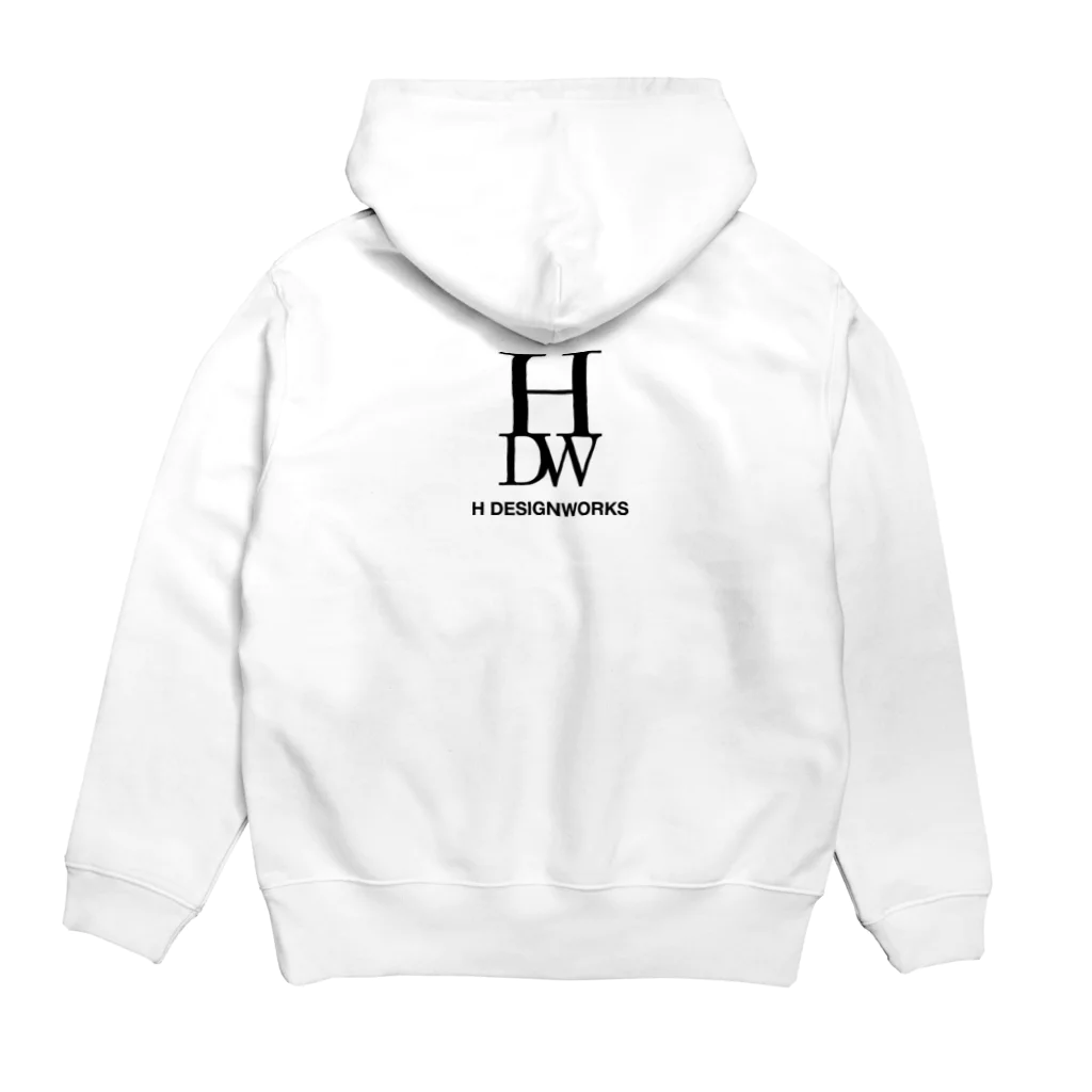 HDWの王冠BUTA Hoodie:back