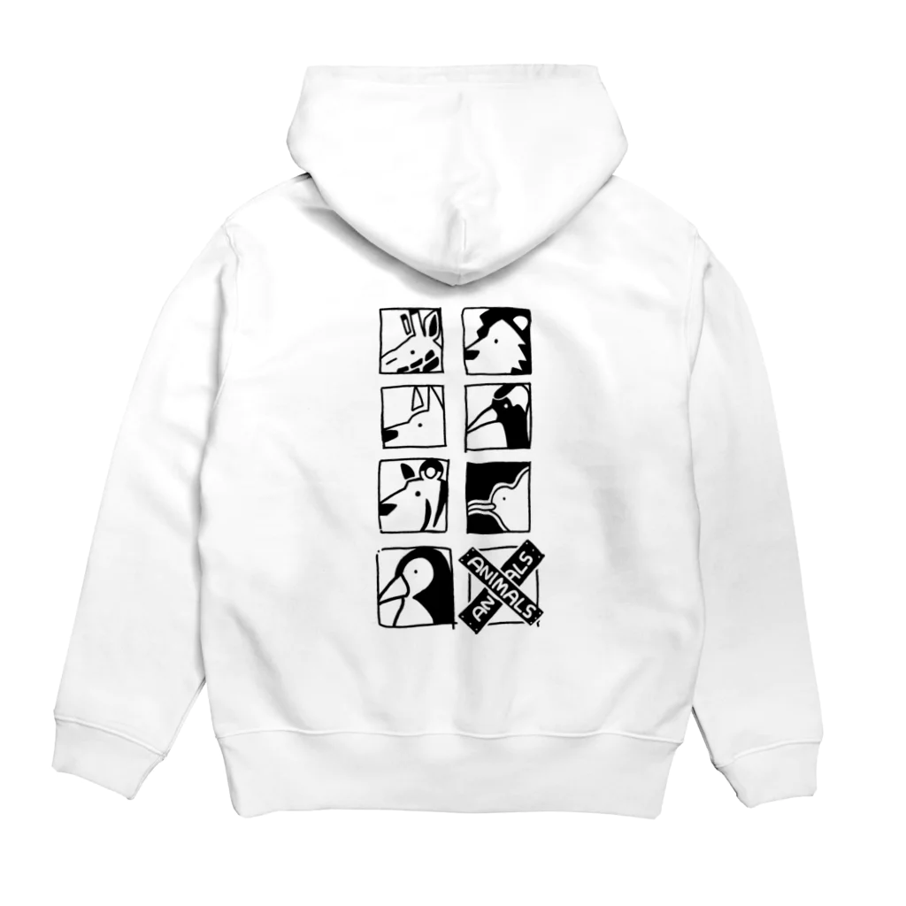 ばんどのANIMALS Hoodie:back