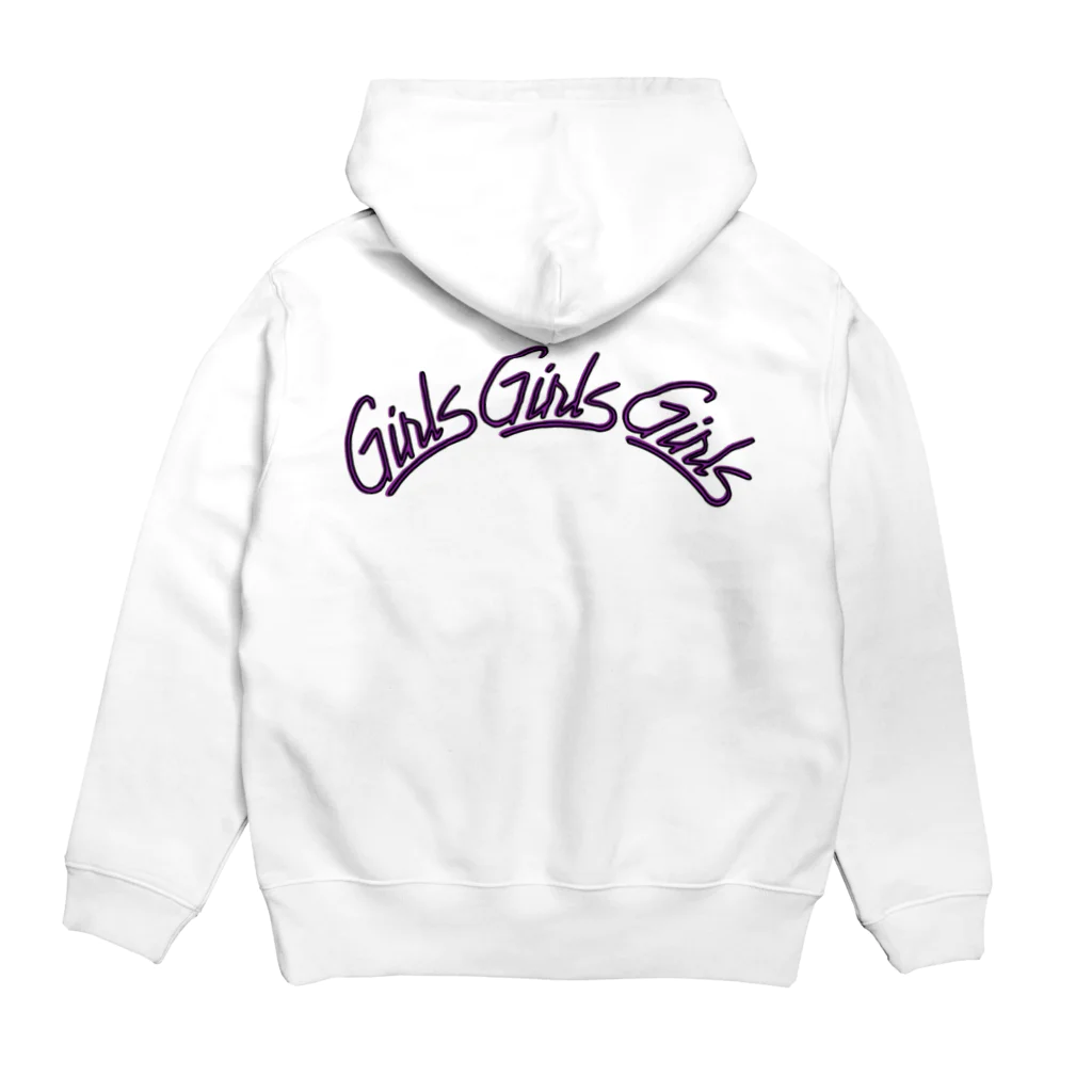 girlsgirlsgirlsのGirls Girls Girls N°01 type-B Hoodie:back