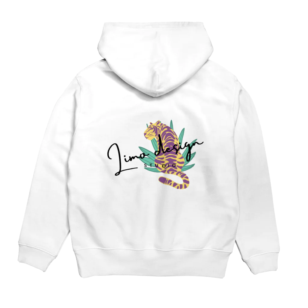 リモデザインスタジオのTORA｜Limo design studio Hoodie:back