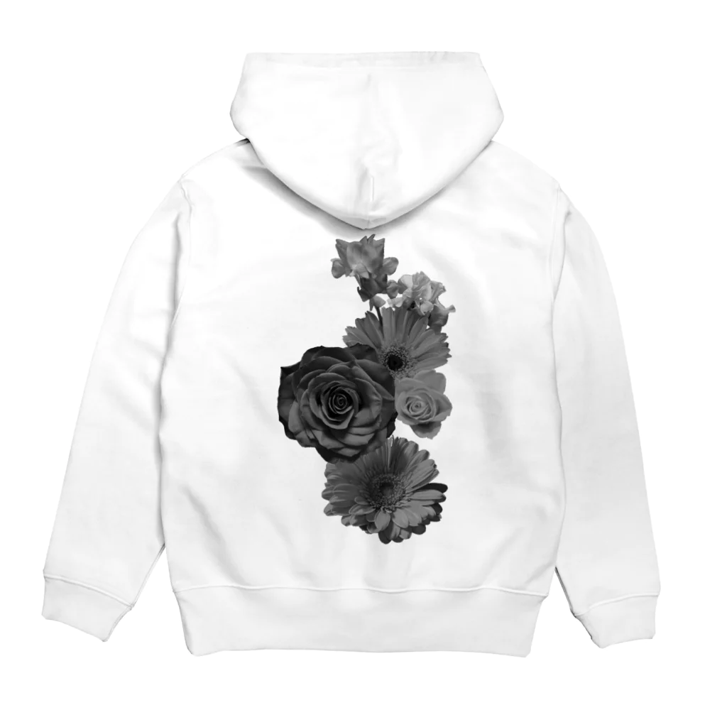 信号機の花の群集 Hoodie:back