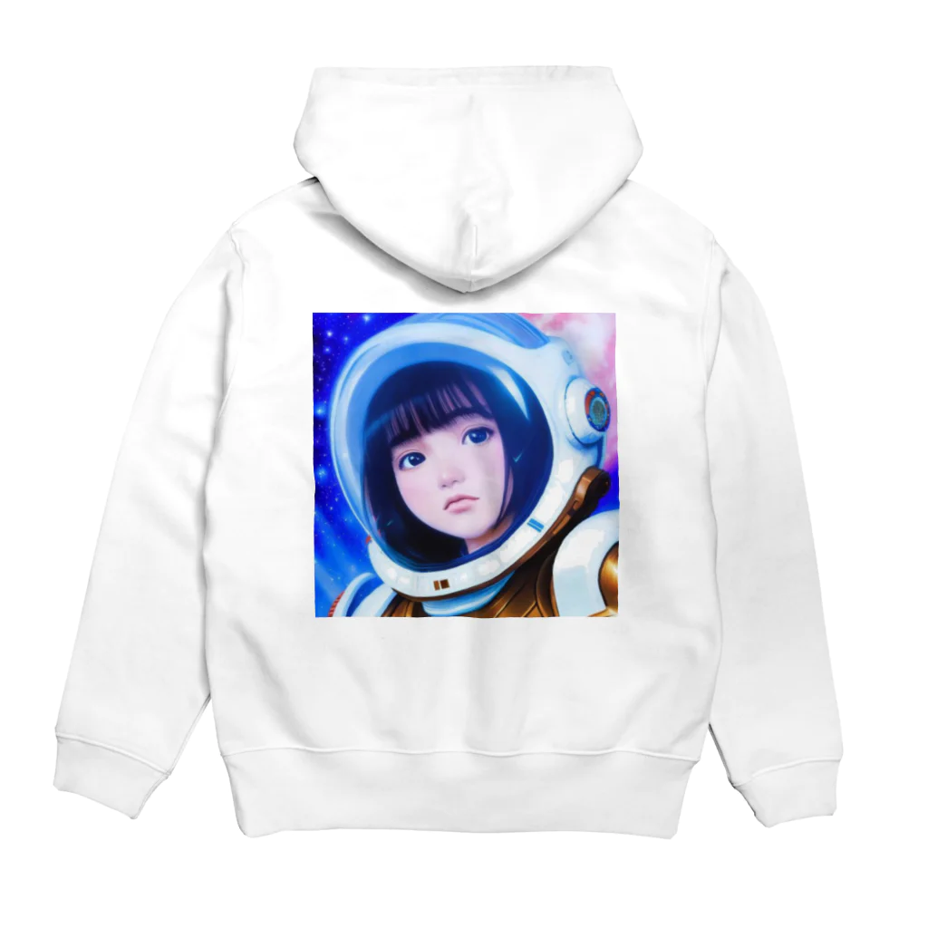 ayami8111の宇宙飛行士になったあやみちゃん パーカーの裏面