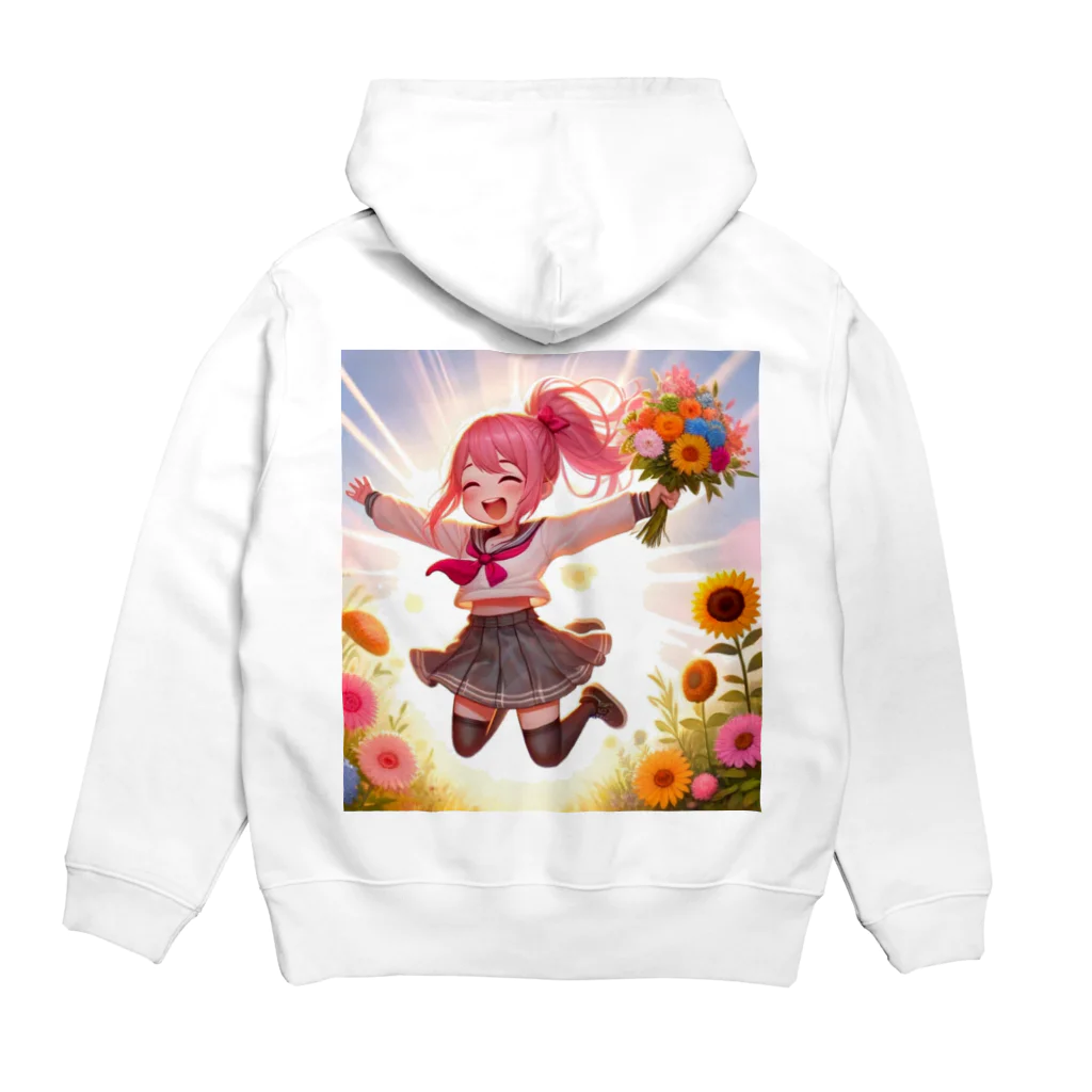 Maverick-JPのCute girl Momoko-chan Hoodie:back