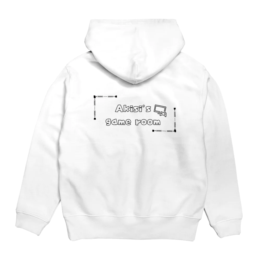 アキシのゲーム部屋 公式ショップのAKISI's game room　パーカー Hoodie:back