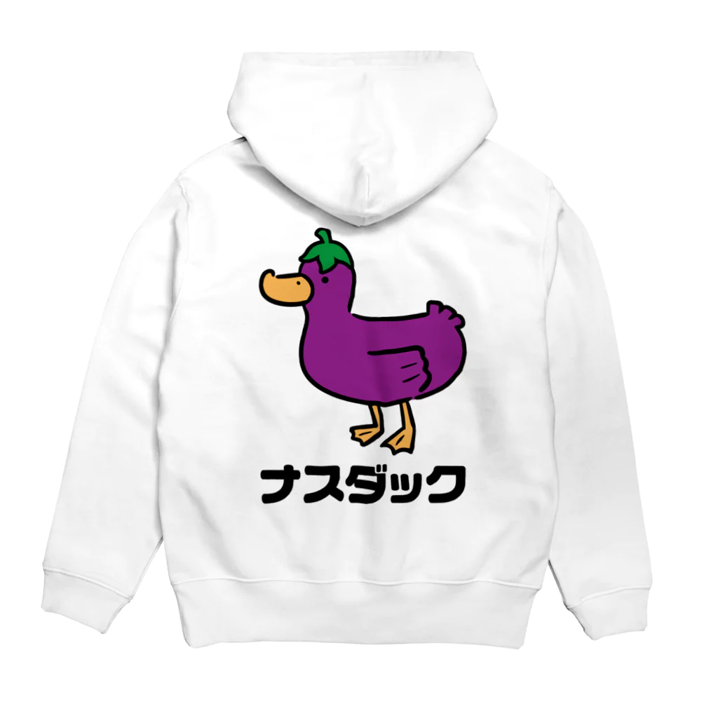 オノマトピアのナスダック Hoodie:back