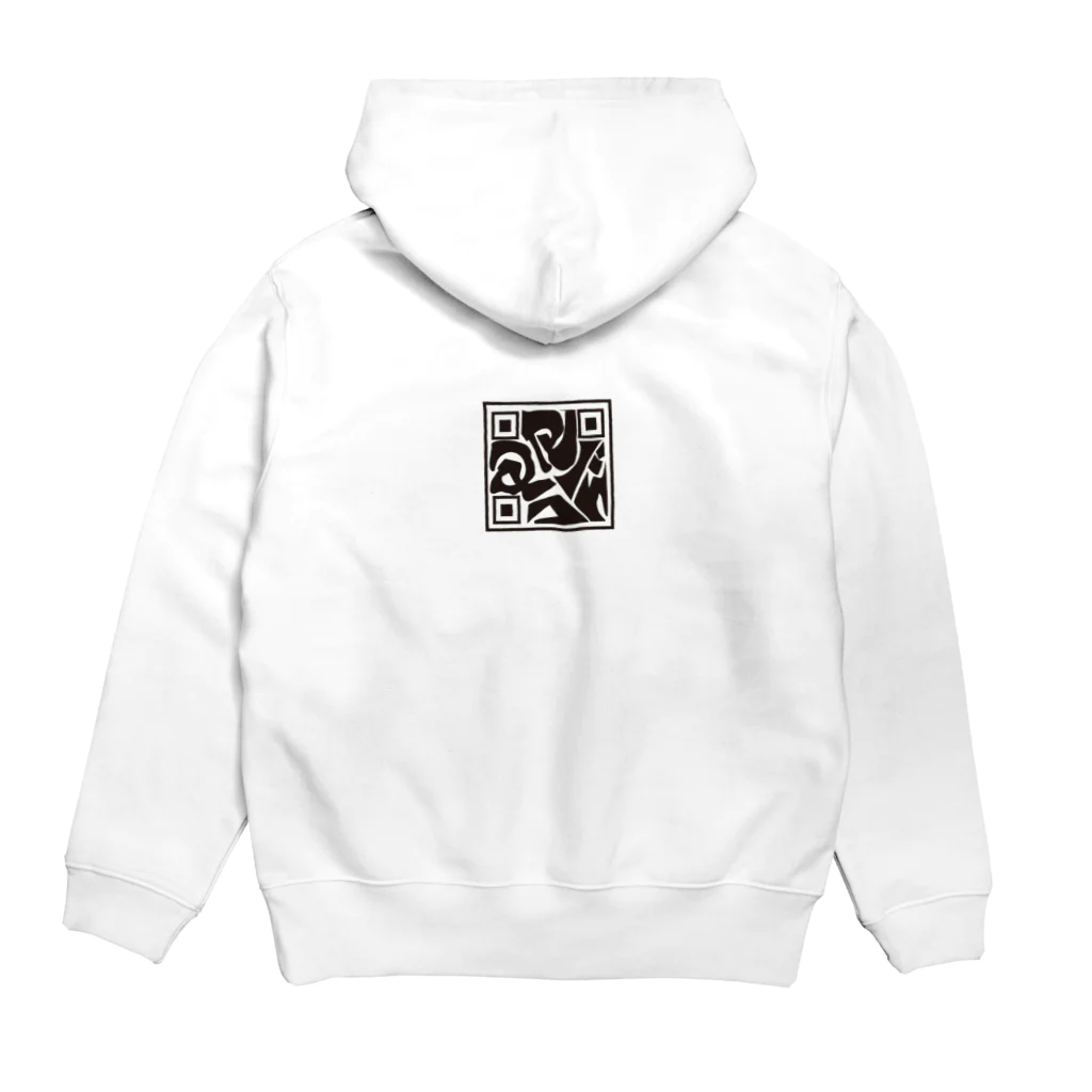 A_syのキューアールコード Hoodie:back