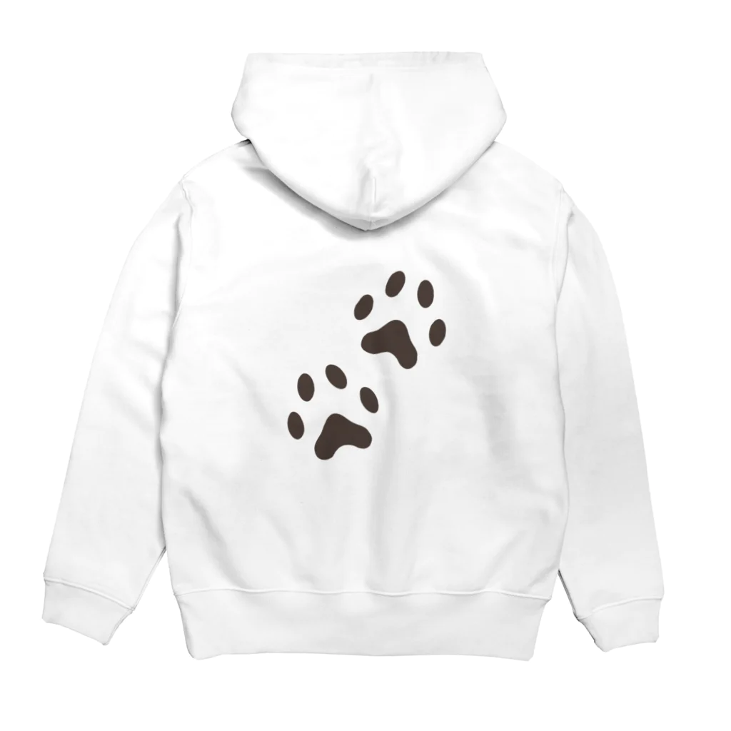 Shih Tzu Fanのシーズー（黒／白） Hoodie:back