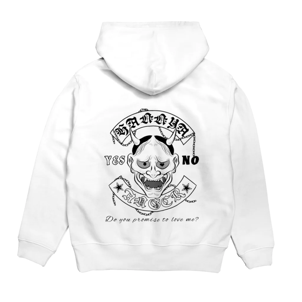 hannya_tiktokのテスト Hoodie:back