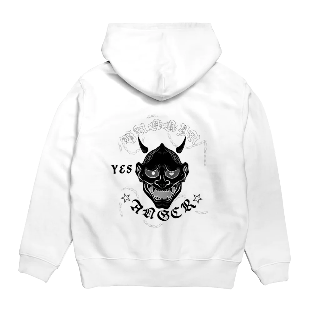 hannya_tiktokのテスト2 Hoodie:back