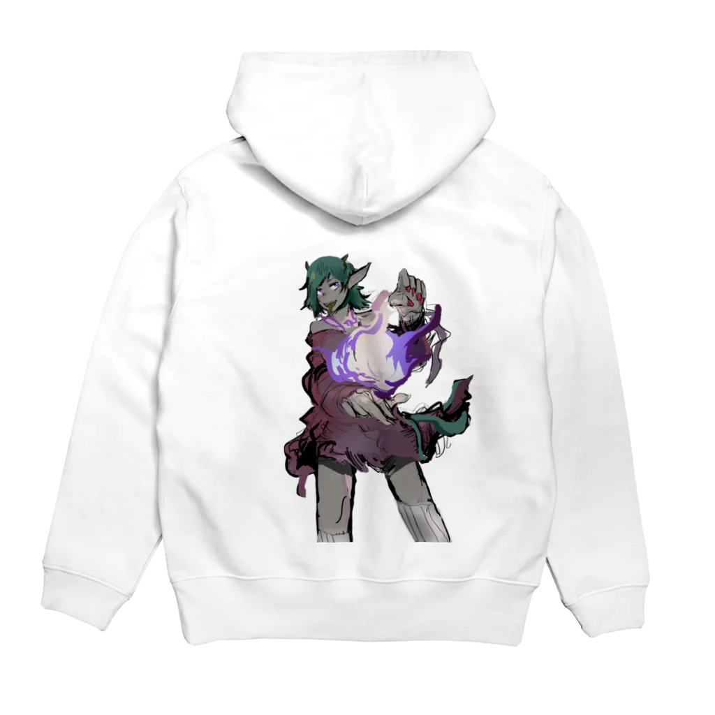 ばびぶべのドラゴンちゃん Hoodie:back