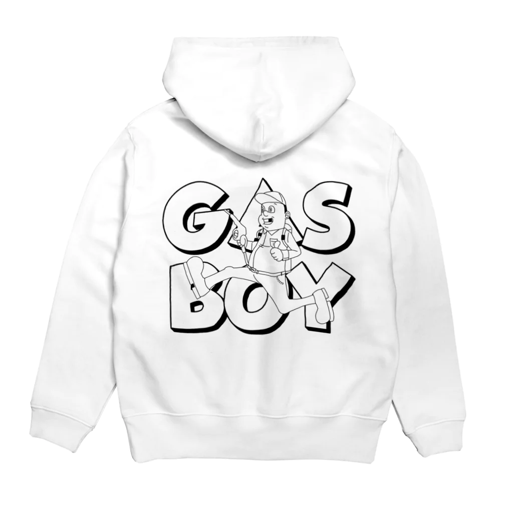 2step WorksのGAS BOY Hoodie:back