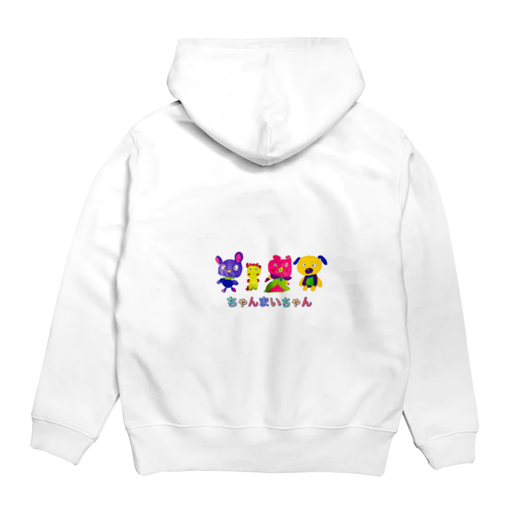 ちゃんまいちゃんのちゃんまいちゃんシリーズ Hoodie:back