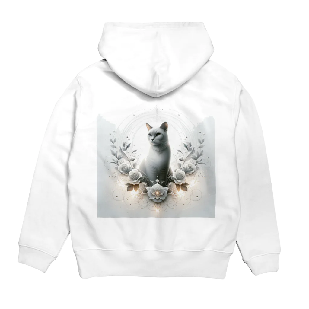 nkcamelliaの美猫 Hoodie:back