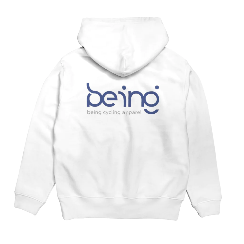 being_cycling_apparelのbeing_cyclingapparel パーカーの裏面