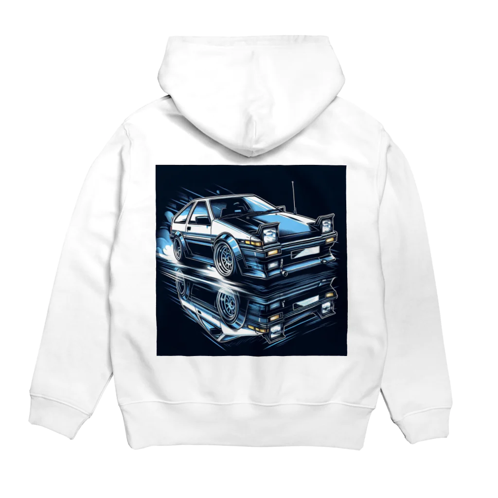 arousal_3_otのAE86、トレノ Hoodie:back