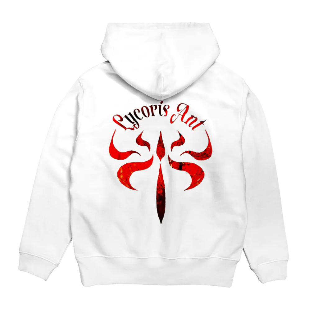 Lycoris Ant～リコリスアント～のLycorisAnt（リコリスアント）ロゴ Hoodie:back