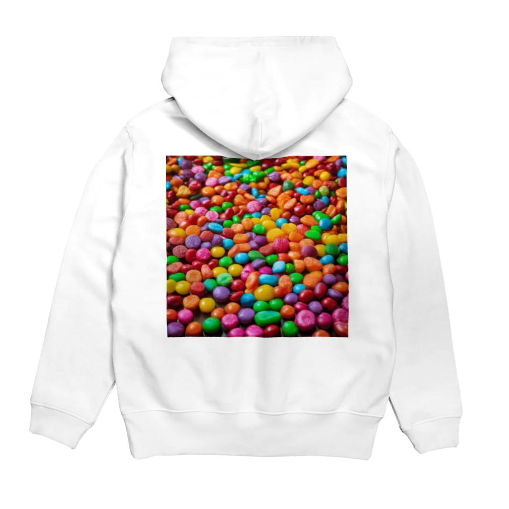 piasのオリジナルグッズアイテム通販のしあわせなチョコレートたち Hoodie:back