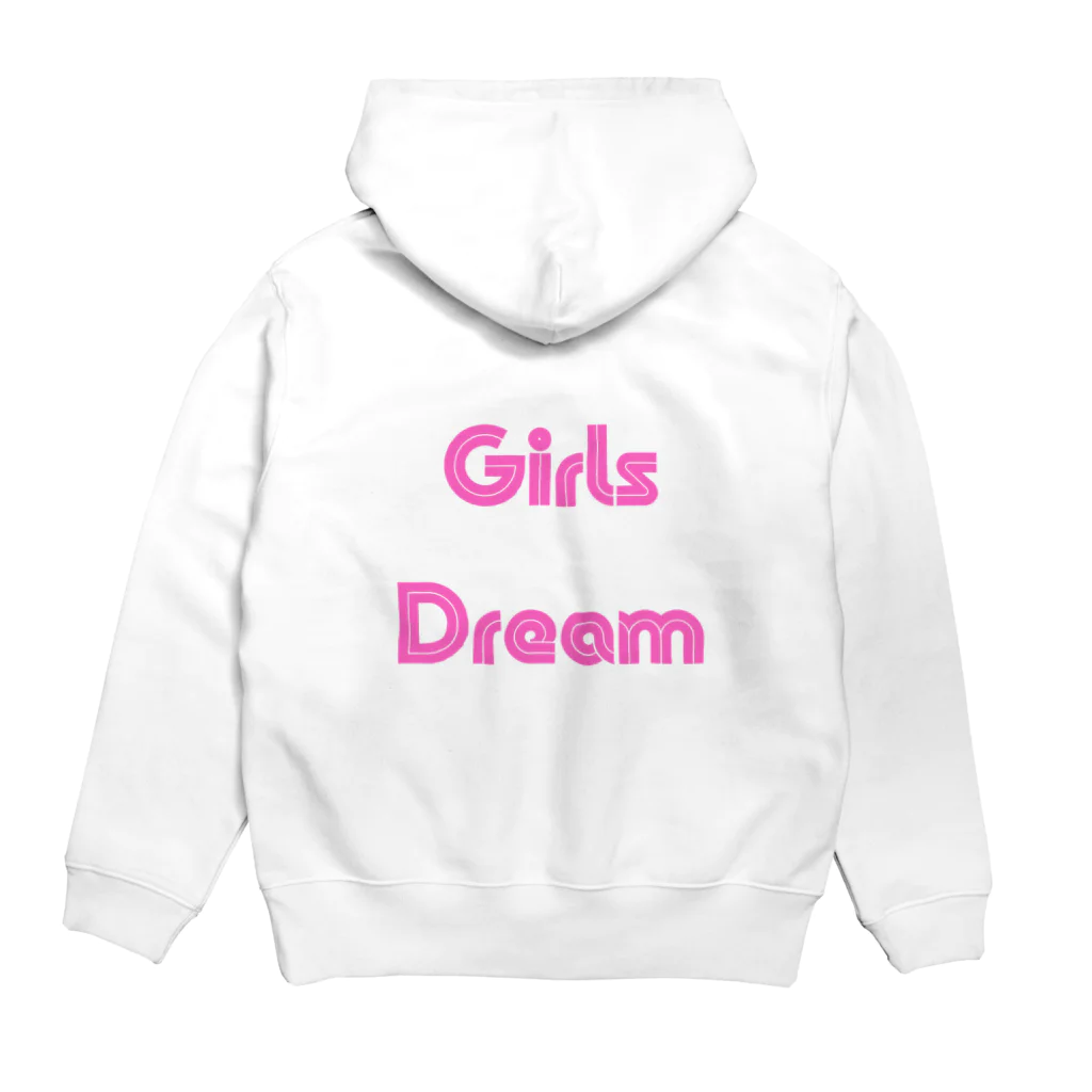 あい・まい・みぃのGirls Dream-少女たちが夢を持つことば Hoodie:back